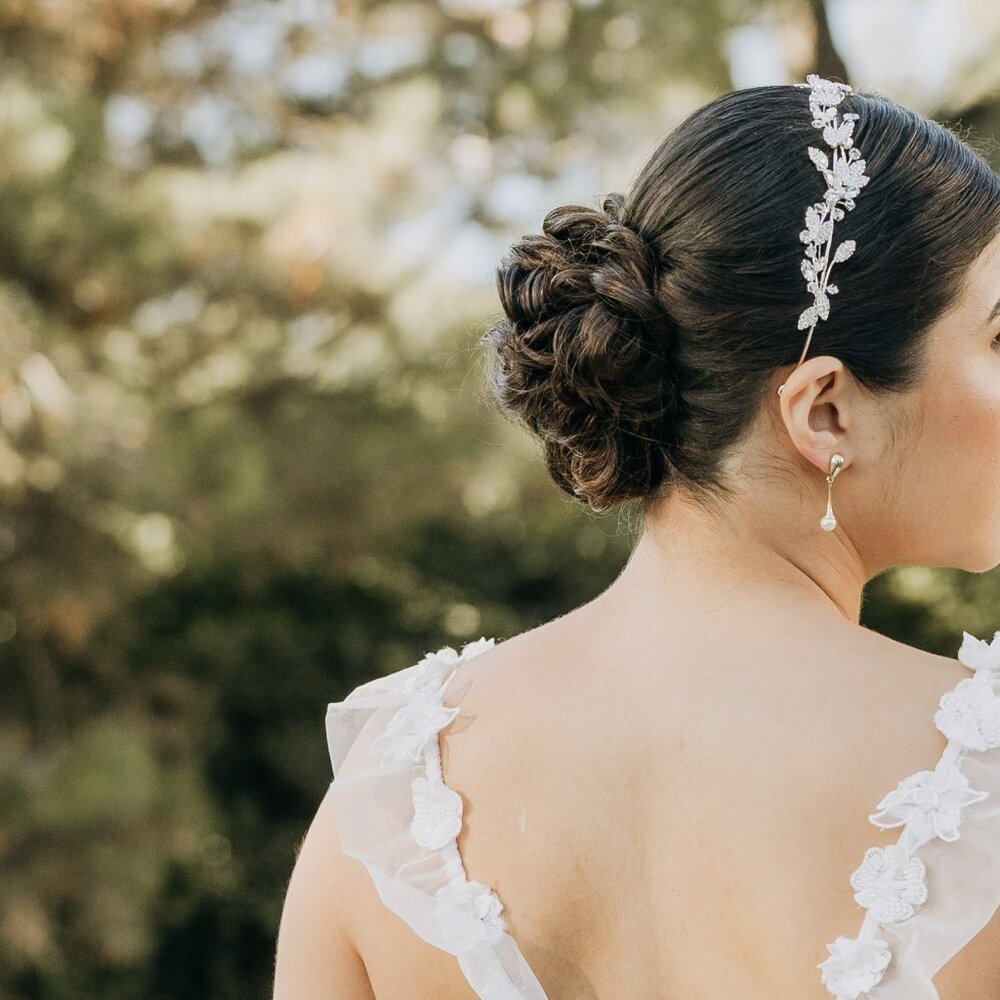 Bel Aire Bridal Headpiece - Picture 4 of 4
